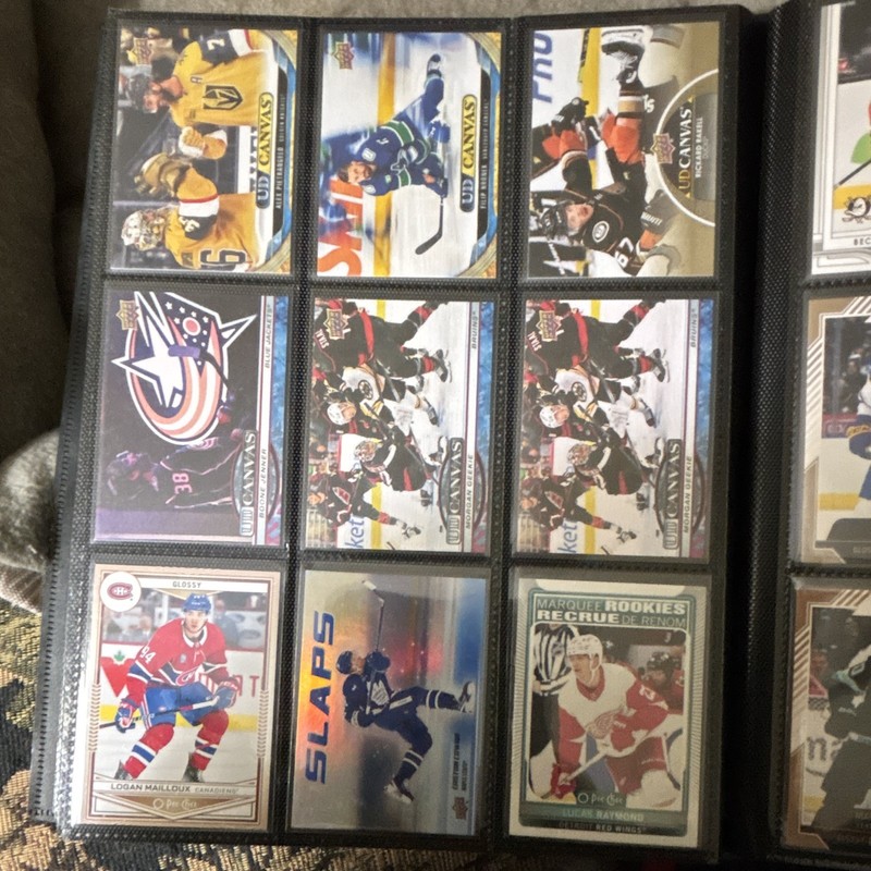 Upper Deck NHL 2022-23 Hockey Card Lot - 9x UD Canvas OPC Marquee Rookies