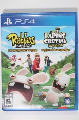 Rabbids Invasion: The Interactive TV Show Sony PlayStation 4 PS4 Good