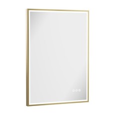 Crosswater MPRO Brushed Brass 50 X 70 LED Mirror