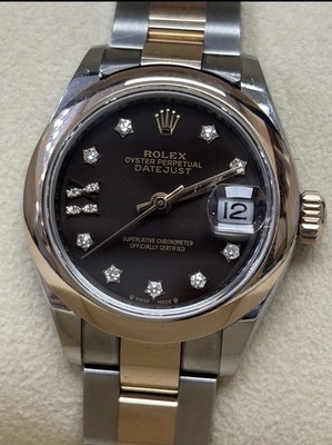 2019 Rolex Lady-Datejust 279161 Chocolate Dial on Oyster Complete