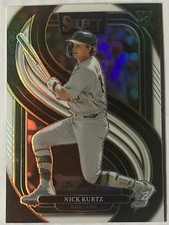 2025 Panini Select - Premier Level Nick Kurtz #102 White Prizm /99 (RC)