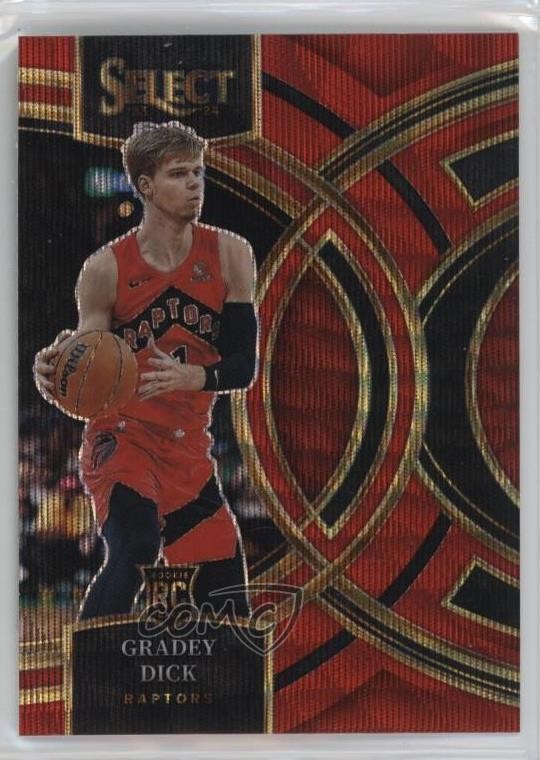 2023-24 Panini Select Premier Level Red Wave Prizm Gradey Dick #126 1u6