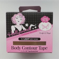 Hollywood Body Contour Tape Beige One Size Women Bra Accessory