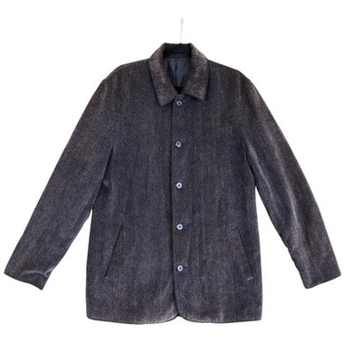 AXIS LA Vintage Burnout  Corduroy Button Up Shirt Jacket Size Large Oversized