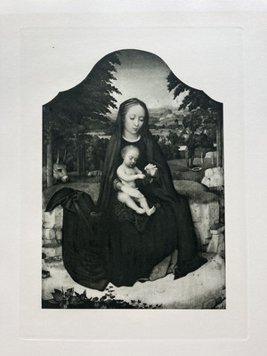 Etching Adriaen Ysenbrant The Rest During The Flight Into Egypt