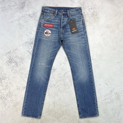 Levi's x McLaren Racing 501 Blue Straight Fit Denim Jeans Size W28'' L32'' *BNWT*