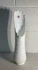 Vintage Fenton Hobnail Milk Glass Swung Vase 16 Finger 16.5 inch GREAT condition