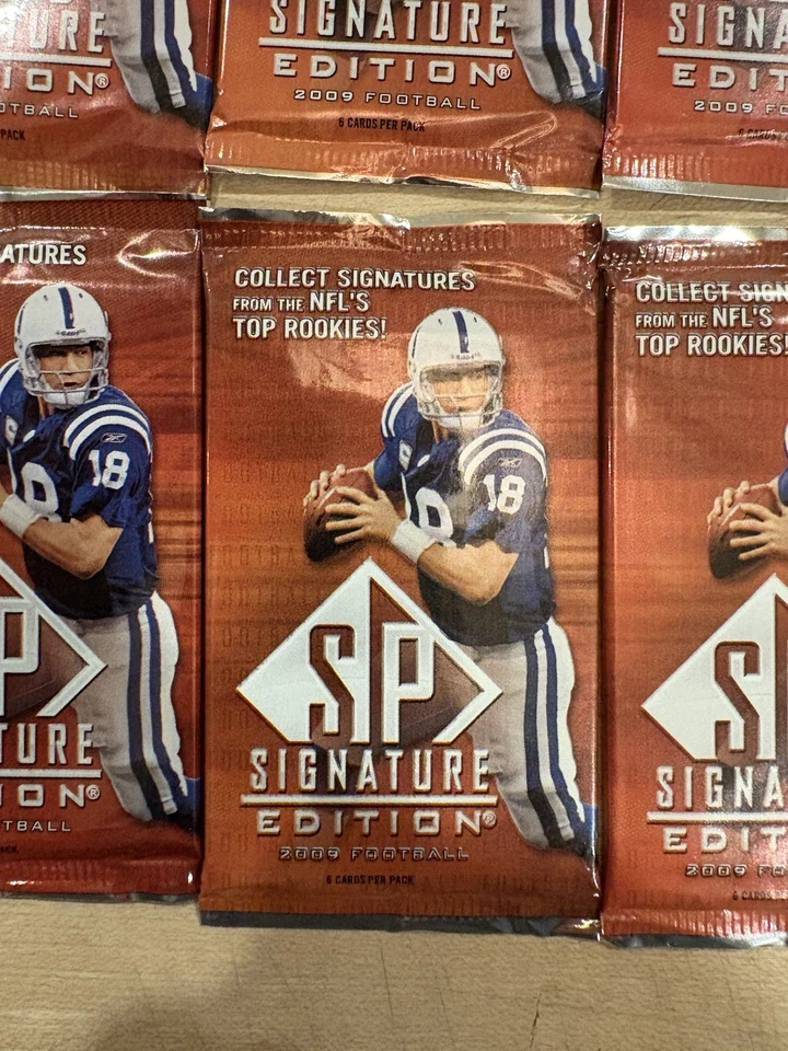 Lot Of 10 2009 Factory Sealed Upper Deck SP Signature Edition Stafford Auto RC? - Image 2 of 2