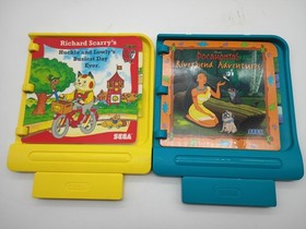 Vintage 1994 Sega Pico Kids Console System Paperwork Crayola Mickey Games LOT