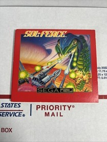 Sol-Feace (Sega CD, 1992)  Disc & Case - MINT DISC - SAME DAY SHIP - WARRANTY