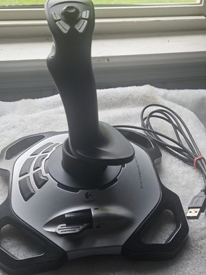 Logitech X3D Extreme 3D Pro Joystick USB J-UF17 Microsoft Flight Simulator WORKS