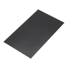 Black ABS Plastic Sheet 10 x 6 x 0.02 Inch for DIY Crafts Pack of 1 Pcs