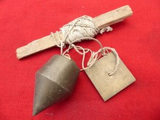 fil à plomb en bronze OUTIL ANCIEN