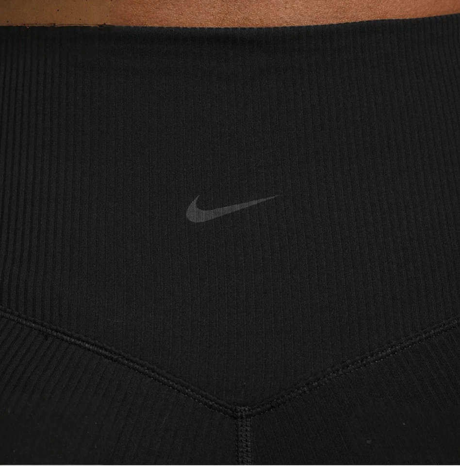 Nike Zenvy Rib Women's XS Gentle-Support High-Waisted Flared Leggings HJ1846-010 - Image 3 of 4