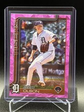 Reese Olson 2025 Topps Pink Diamante Foilboard #224 - Detroit Tigers