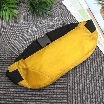 Pocket Multi-Function Lightweight High-Capacity Yellow Running Waist Bag for Men