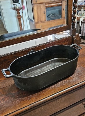 Birmingham Stove and Range square handled deep fish fryer.