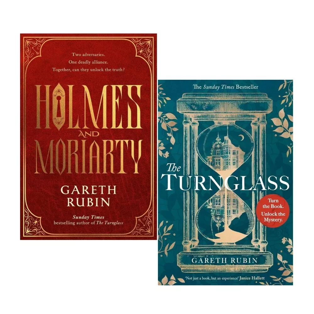 Gareth Rubin 2 Books Collection Set Holmes and Moriarty,The Turnglass NEW