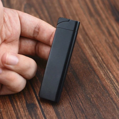 Ultra Thin Refillable Butane Lighter Small Metal Windproof Jet Torch Gas Lighter - Picture 6 of 42