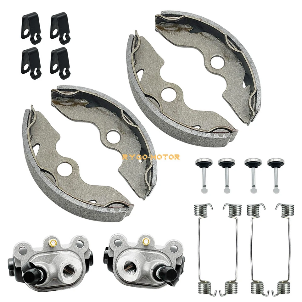 Cilindros de roda de freio dianteiro com sapatos para Honda TRX300 FourTrax 300 2x4 1988-1992 - Imagem 4 de 4