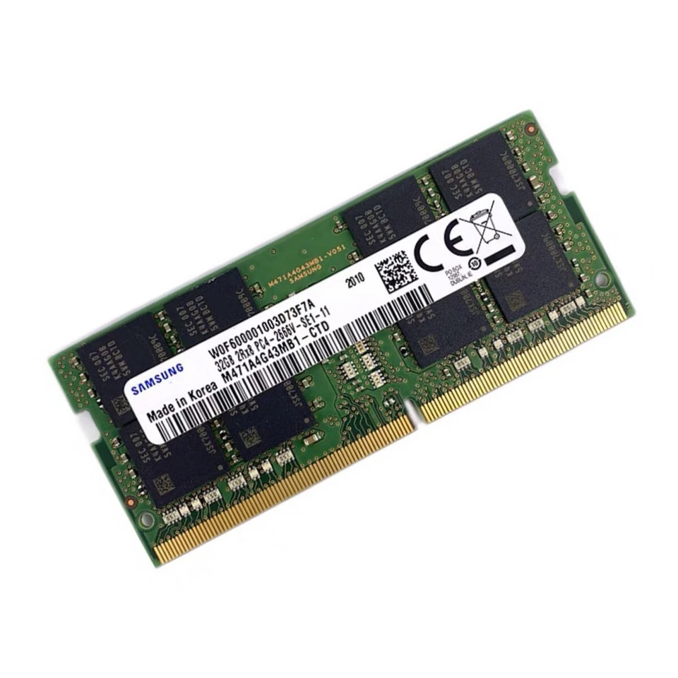 Samsung DDR4 32GB 2666MHz PC4-21300 Laptop SODIMM Memory Ram M471A4G43MB1-CTD - Image 2 of 4