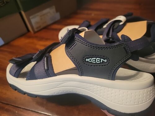 Sandalias de noche Keen Astoria West azules para mujer talla 8 punta abierta 1024871-NUEVAS - Imagen 5 de 11