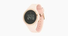 Daisy Fuentes Golden Pink Digital Alarm Chrono Quartz Watch Hours