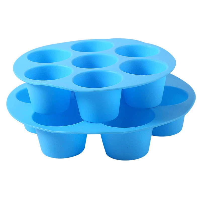 Air Fryer Silicone Pot Baking Basket Oven Muffin Cup Cake Mold Tray Microwavable