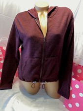 Victorias Secret Pink Hoodie Sweater Style Burgundy Small