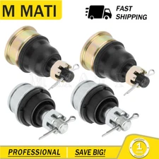 M MATI 2 Pairs Upper & Lower Ball Joints Kit for Honda Recon 250 TRX250TE/TM