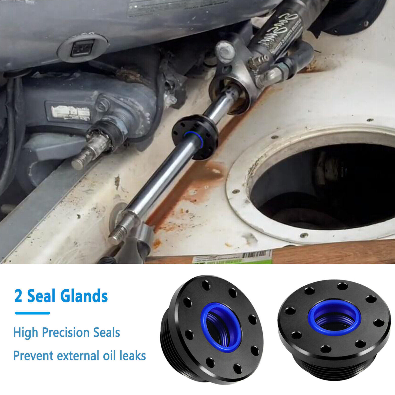 For,SeaStar,HC5345,HS5157 Front Mount Hydraulic Steering Cylinder Seal