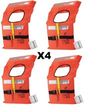 GIUBBOTTO SALVAGENTE 150N NAVIGAZIONE OLTRE 6 MIGLIA KIT X4 ADULTO, DOTAZIONI