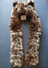 Authentic And Rare Faux Fur Spirithoods Kids Hat In Leopard Print, Unisex, New
