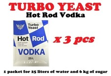 3 pcs Turbo yeast for moonshine Vodka vitamins, microelements, living ingredient
