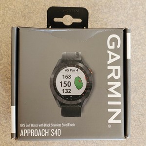 NEW Garmin Approach S40 Stylish GPS Golf Watch, Black #010-02140-01  753759230142 | eBay
