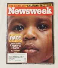 Newsweek Magazine September 19, 2005 Poverty Race Katrina