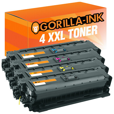 4 Toner XXL für HP Color LaserJet Enterprise M 553 DN M 553 X MFP M 577 DN 508 X