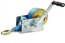 600lbs Gear Hand Winch Hand Crank Manual Winch for ATV Boat Trailer Heavy Duty