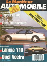 LE MONITEUR AUTOMOBILE N°931 TOYOTA LEXUS / FORD THUDERBIRD / LANCIA Y10 /VECTRA