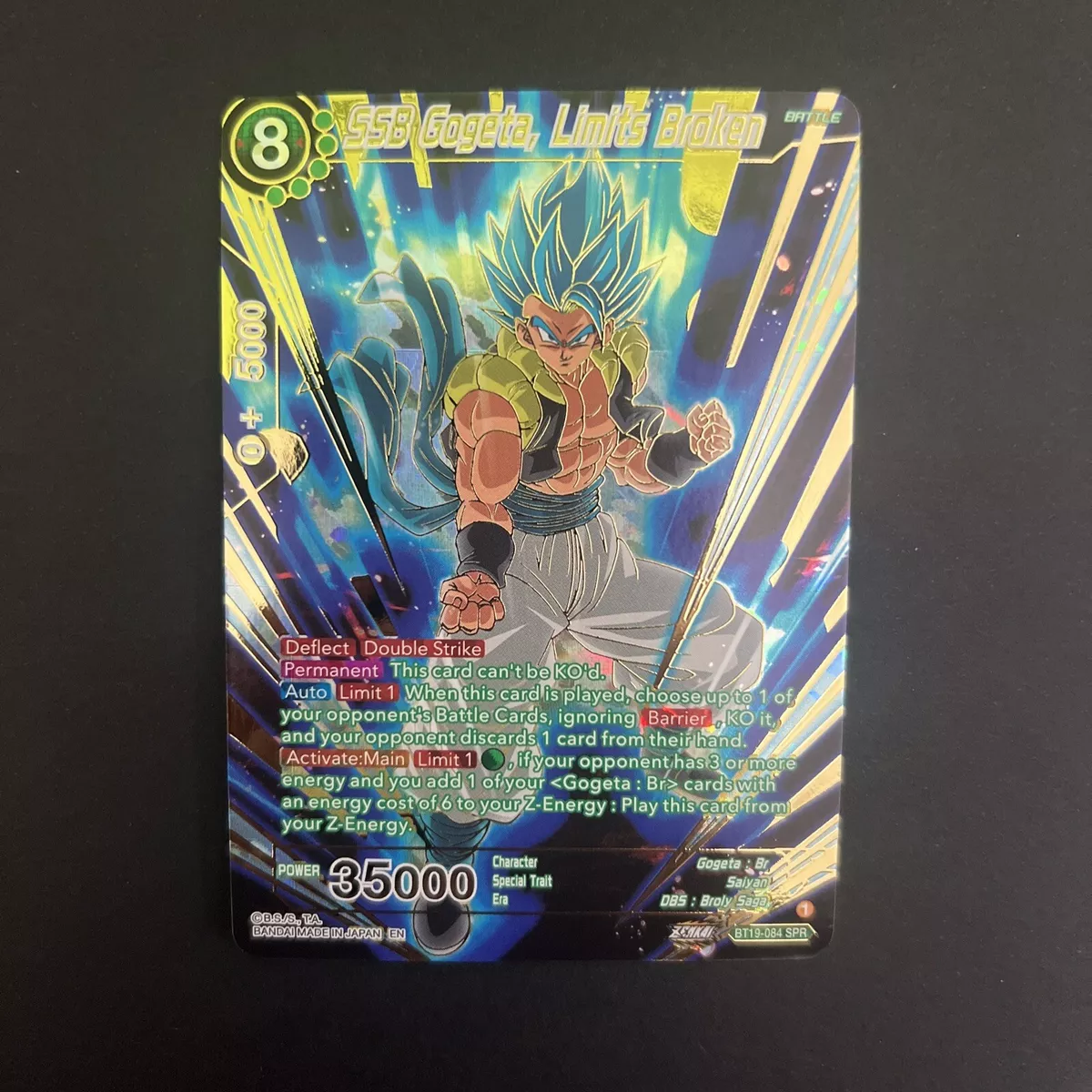 SUPER BROKEN! ULTRA GOGETA BLUE INCOMING + COUNTER + BLUE CARD +