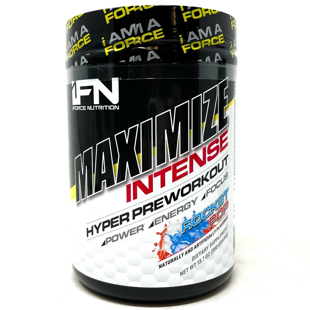 iForce Nutrition MAXIMIZE INTENSE Pre-Workout ROCKET POP Strong