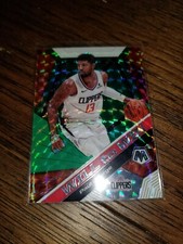 Paul George 2019-20 Panini Mosaic Basketball Green Prizm Will to Win Clippers SP