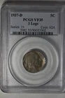 1937-D  .05  PCGS  VF35 3 LEGS  Buffalo Nickel, Indian Nickel, 5 Cent Piece