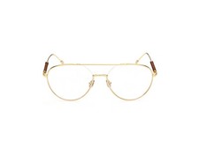 Tod's TO 5277 030 Gold Plastic Aviator Unisex Eyeglasses Frame 56-17-145