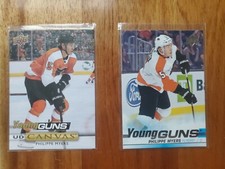 2019 20 Upper Deck Philippe Myers Young Guns Lot! Base And Canvas #221 & C217