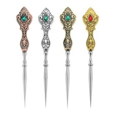 Embroidery Awl Sewing Awl European Handle for Leather Punch Stitching DIY Craft