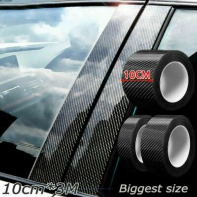 #ad Carbon Sticker Fiber Protector Sill Scuff Cover Anti Scratch Strip Car Door Body $9.99