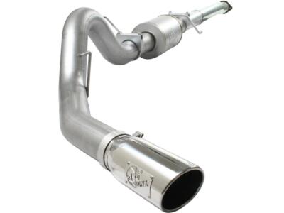 AFE Power 49-03041-P ATLAS 4 IN Aluminized Steel Cat-Back Exhaust System w/ Muff