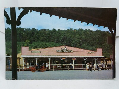 The Old Country Store Rebeltown Taubenschmiede Tennessee USA Vintage Postkarte 