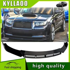 Gloss Front Bumper Lip Spoiler Splitter Body Kit For Subaru Forester Limited
